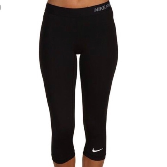 women's nike pro crop leggings